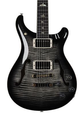PRS McCarty 594 Hollowbody II 10 Top Guitar Charcoal Burst with Case Body View